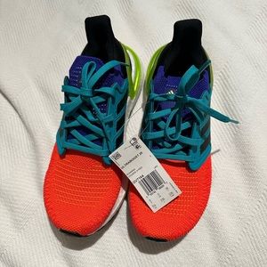 Adidas Ultra Boost 20 “What The” Multicolor Running Shoes SZ 5.5 GV7164 Rare